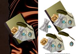 Just for Her Card Front with Decoupage