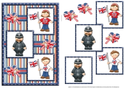 London Three Square Quick Card