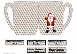 Christmas Mug Shaped Card