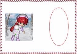 Elf Girl with Red Hair Insert