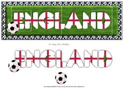 England Football Large Dl Card