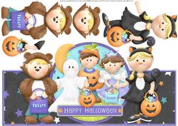 Halloween Over the Top Large Card