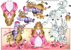 Life of a Princess Over the Top Large Card