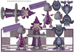 Wizard School Over the Top Large Card
