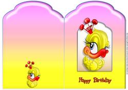 Queen Ducky Scalloped Top Quick Card