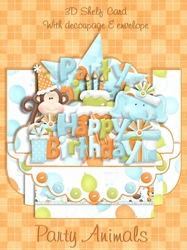 Party Animals 3D Shelf Card