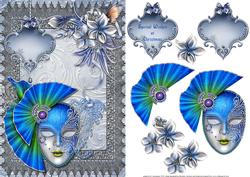 Winter Masquerade Card Front