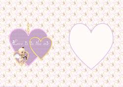 Love is in the Air Cupid Insert