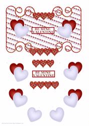 Valentine Heart Quick Card Front