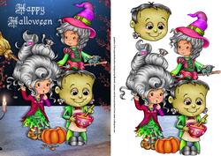 Halloween Monster Bash Card Front