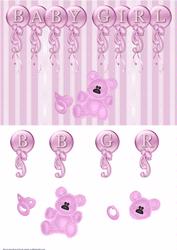 Baby Girl Card Front