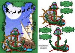 Christmas at Sea Card Front