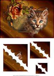 Little Bobcat Deckle Edge Stacker
