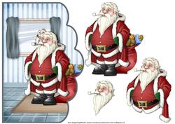Santa Scallope Edge Cure Card