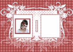 Insert for Girl with Rose in Her Hair