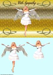 Angel Sympathy Card Front