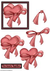 Two Hearts Together Step by Step Sheet