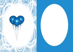 Ballerina and Balloons Insert