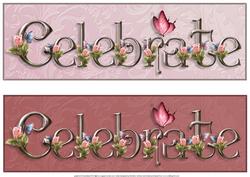 Celebrate Dl Toppers with Flowers and Butterfly