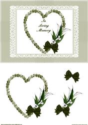 In Loving Memory Card Front