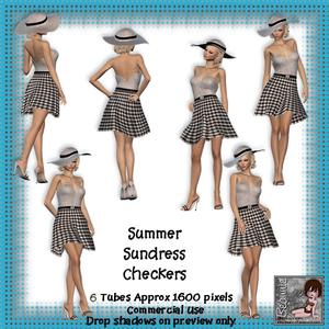 6 Ladies Summer Dress Checkers