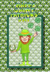 A4 St Patricks Day Card