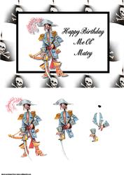 Me Ol' Matey Card Front