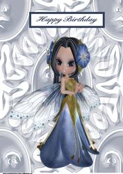 Flower Fairy A4 Card