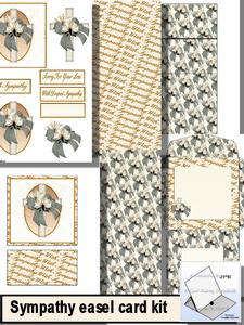 Sympathy Easel Card Kit
