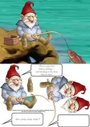 Fishing Gnome Card Front