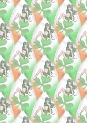 St Patricks Day Heart Vellum
