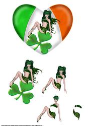 St Patricks Day Heart Step by Step