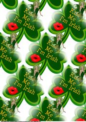 Kiss Me I'm Irish Background