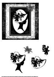 Silhouette Lady Step by Step