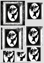 Silhouette Lady Pyramid