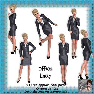 6 Office Lady Poser Tubes