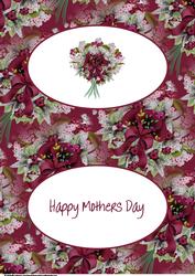Mothers Day Bouquet Insert Landscape