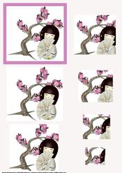 Oriental Doll (white) Pyramid