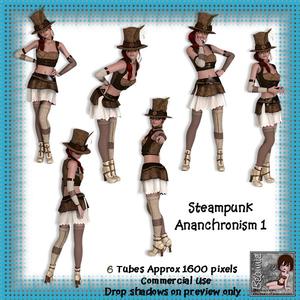 6 Steampunk Anachronism 1 Poser Tubes