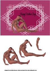 Naked Mothers Day Card Front