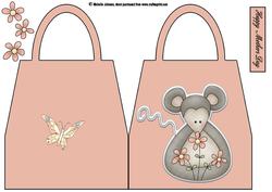 Mothers Day Handbag Shaped Card