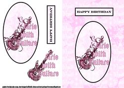 Girls with Guitars Card Front