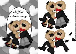 Anniversary Bears Card Front