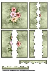 Colourful Daisies Wavey Edge Side Stacker