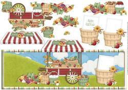 Farmers Market Over the Top Large Card