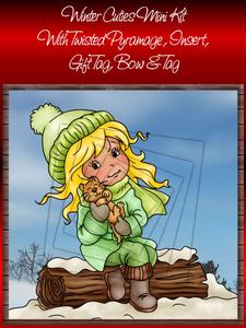 Winter Cuties 8x8 Twisted Pyramage Mini Kit