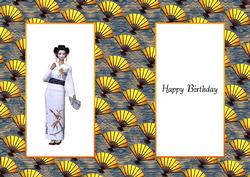Oriental Lady Insert