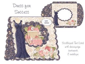 Dress for Success Scalloped Tent Card Kit