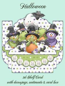 Halloween 3D Shelf Card Kit