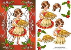 The Turkey is Ready Card Front 1